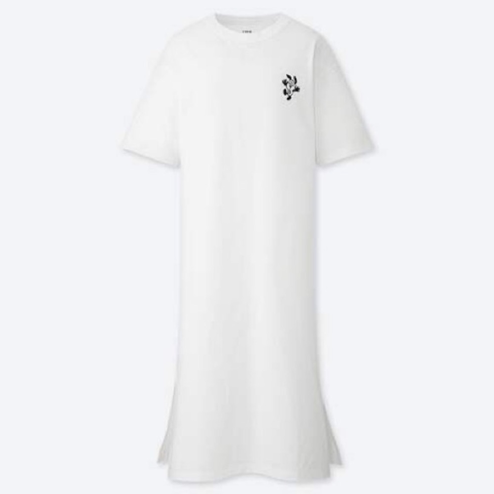 UNIQLO X VERDY COLLAB UT GRAPHIC T-SHIRT DRESS SIZE M Great Condition White